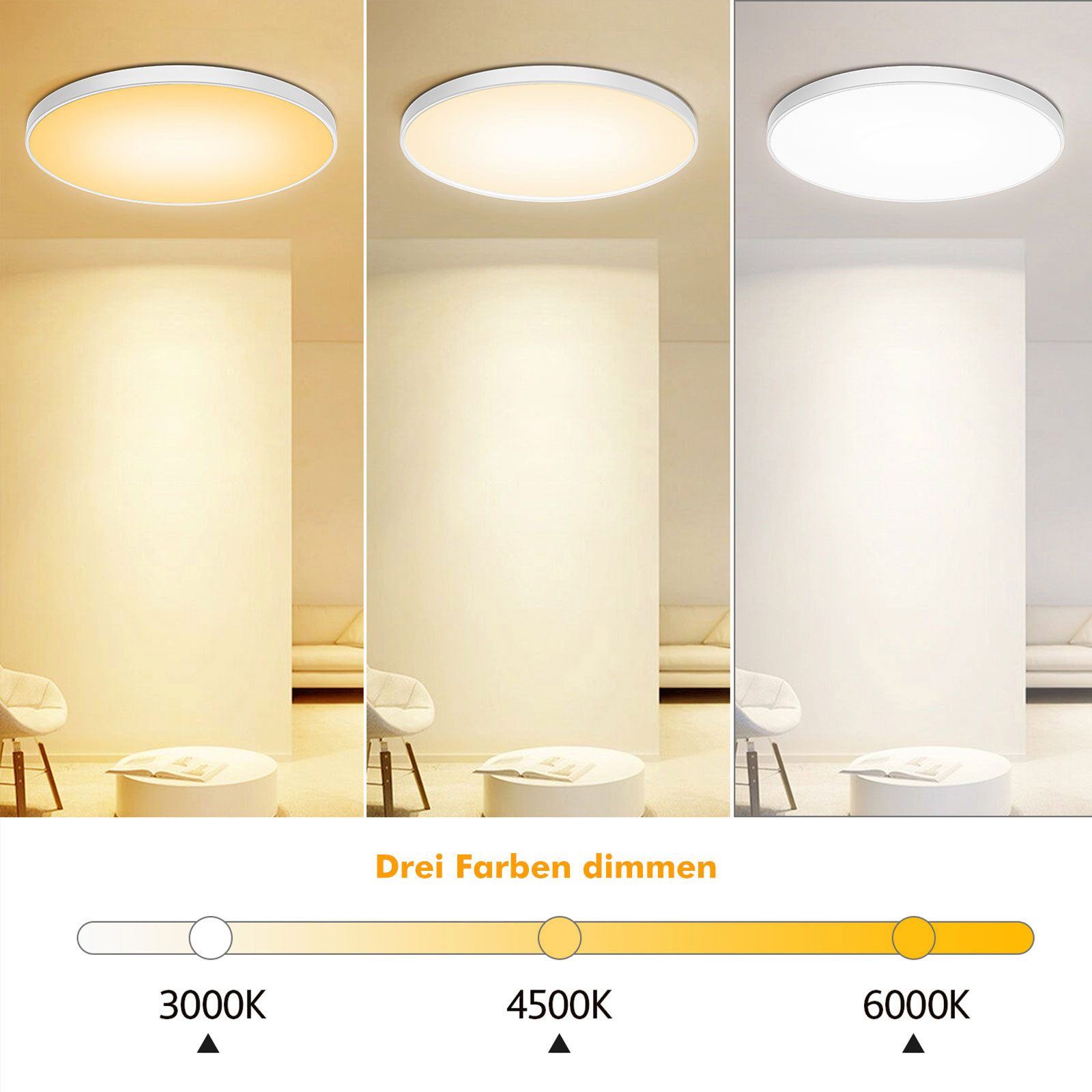 Qualra LED Deckenleuchte LED Deckenleuchte Flach günstig online kaufen