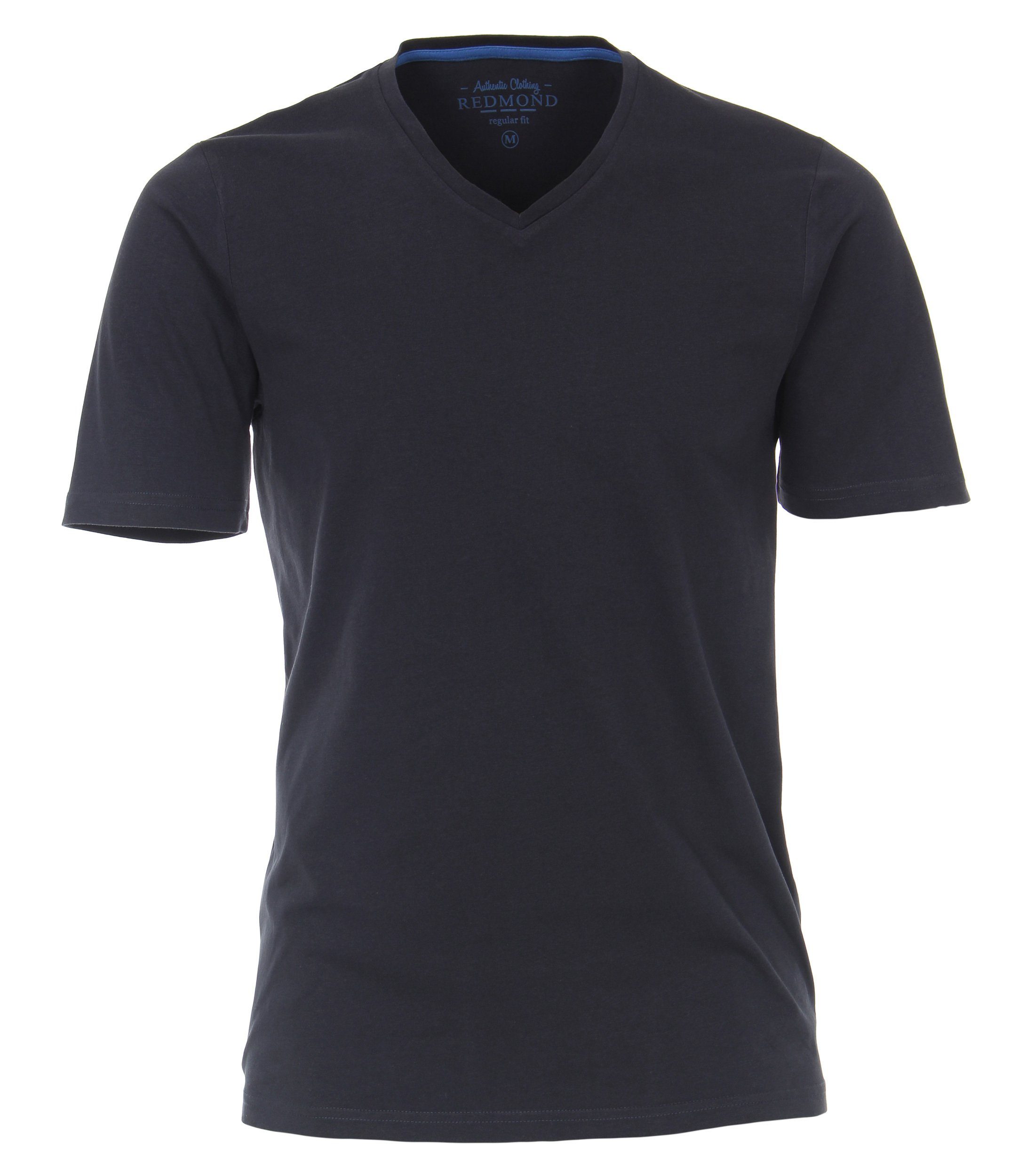Redmond T-Shirt uni 19 blau