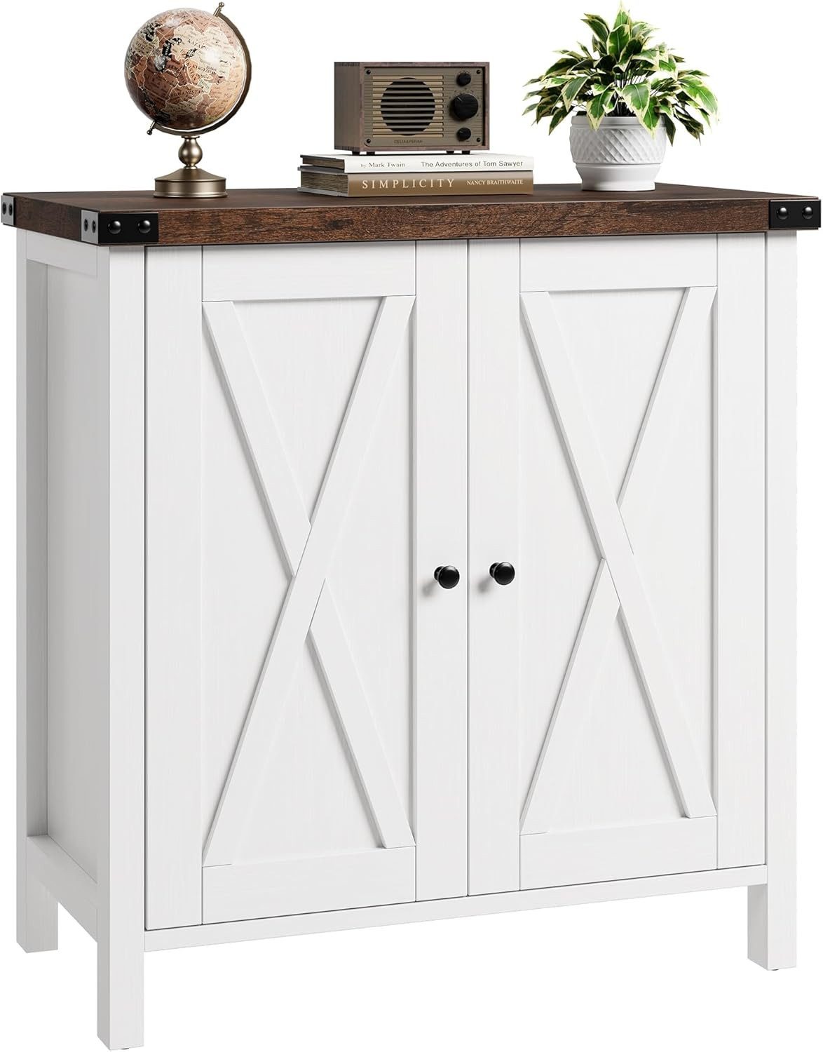 GarveeMore Beistellschrank Sideboard Küchenschrank,Aufbewahrungsschrank,Ver günstig online kaufen