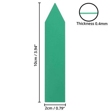 Belle Vous Schlüsselanhänger 500 Pflanzenmarkierungen - 10x2cm Etiketten (1-tlg), 500 Plastic Plant Markers - Weatherproof 10x2cm Tags