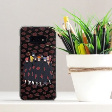 DeinDesign Handyhülle Akatsuki Naruto Shippuden Offizielles Lizenzprodukt Akatsuki Group, Samsung Galaxy S10e Silikon Hülle Bumper Case Handy Schutzhülle