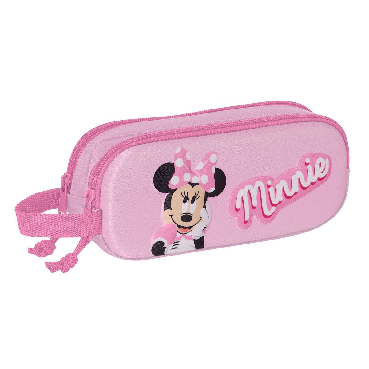 Mouse x cm Minnie Rosa Federtasche Mehrzweck-Etui Zweifaches 3D Mouse Minnie 21 6 Disney x 8