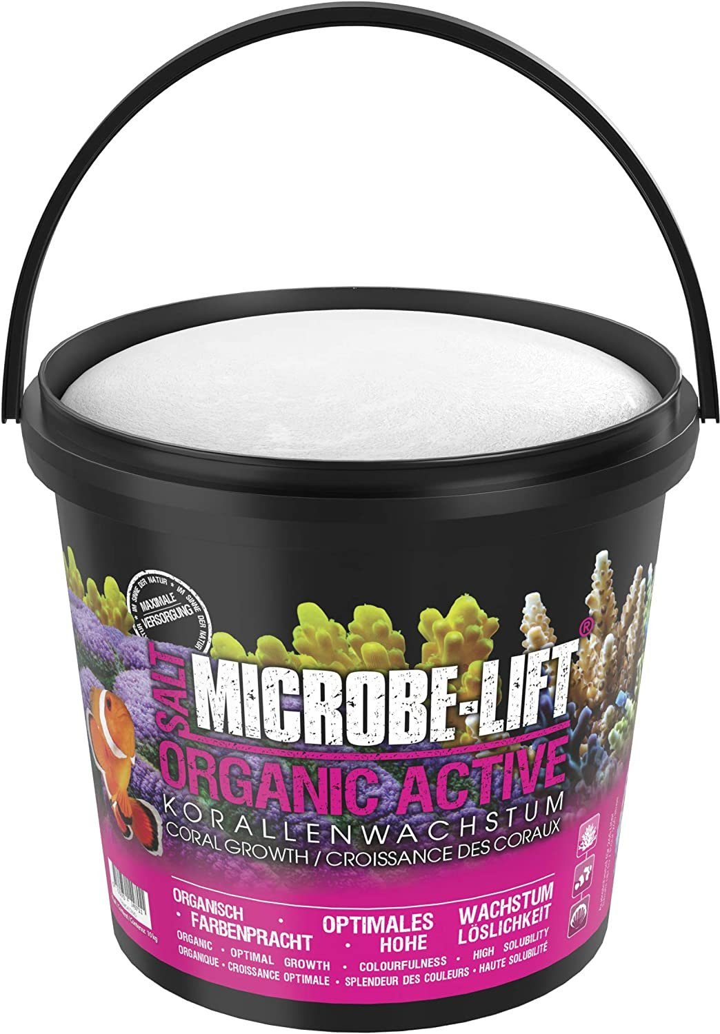 ARKA Biotechnologie GmbH Aquarien-Substrat MICROBE-LIFT Set Organic Active Salt 10 kg & All in one 473ml