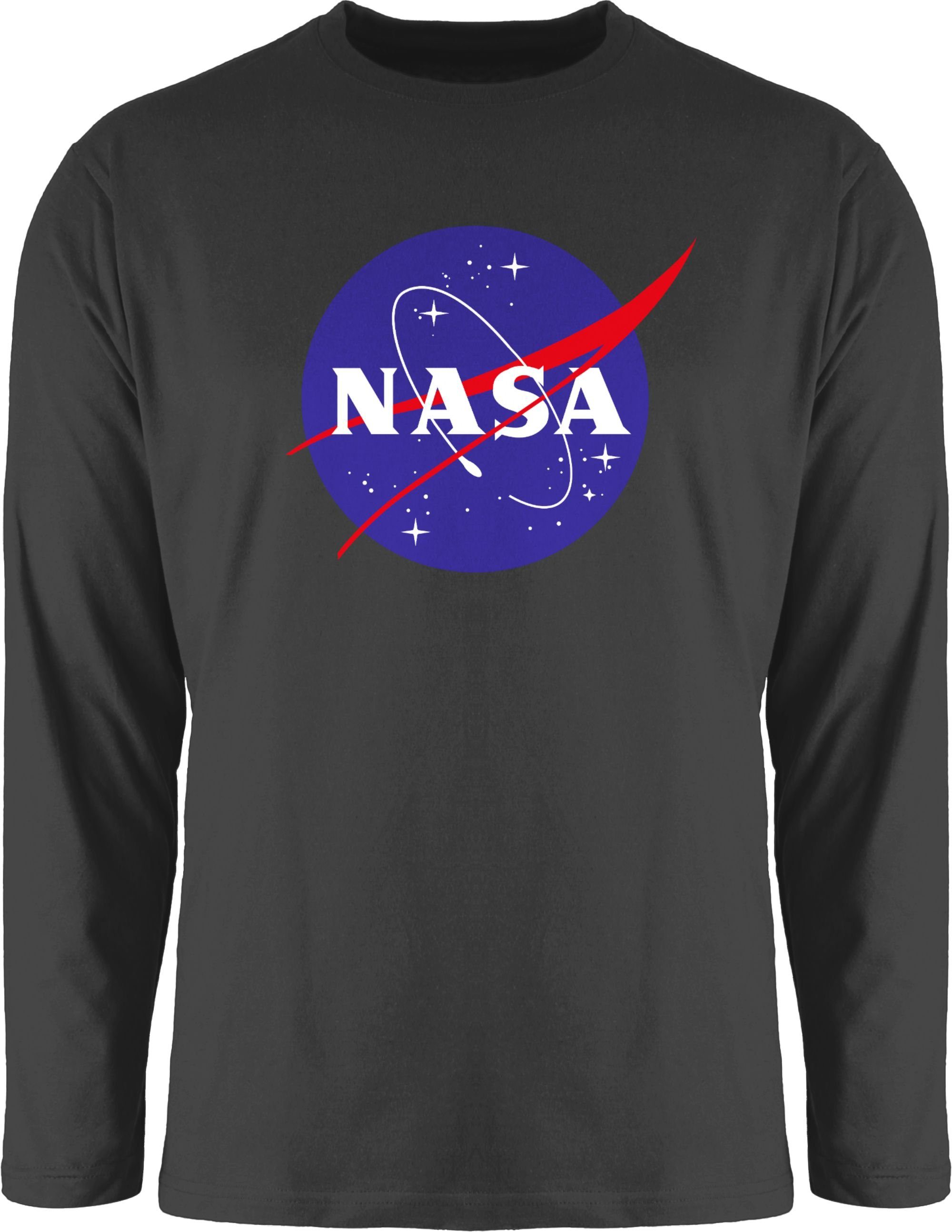 Shirtracer Rundhalsshirt Nasa Meatball Logo I NASA Raumfahrt Sprüche Statement