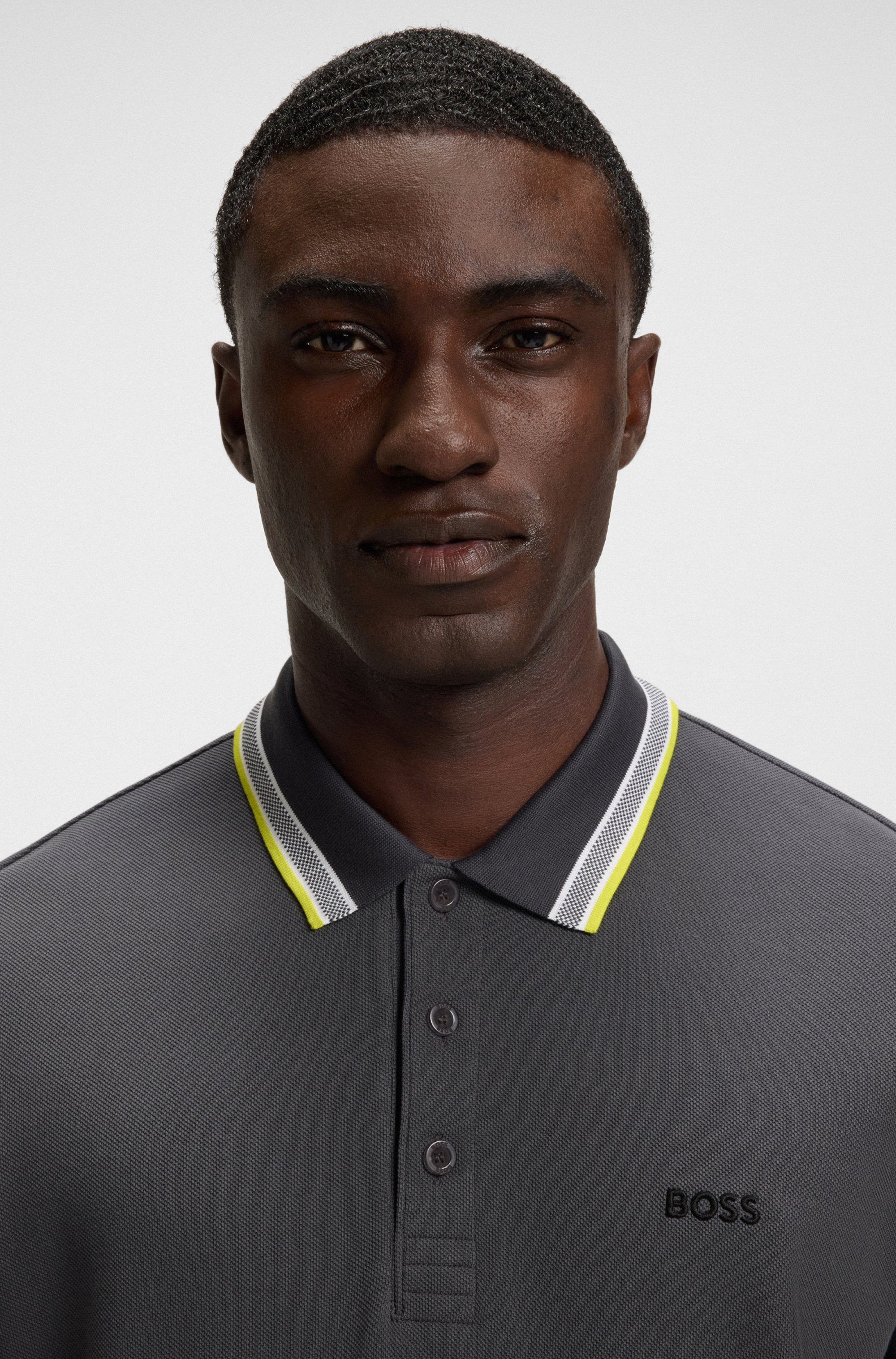 BOSS GREEN Poloshirt Paddy mit kontrastfarbenen günstig online kaufen