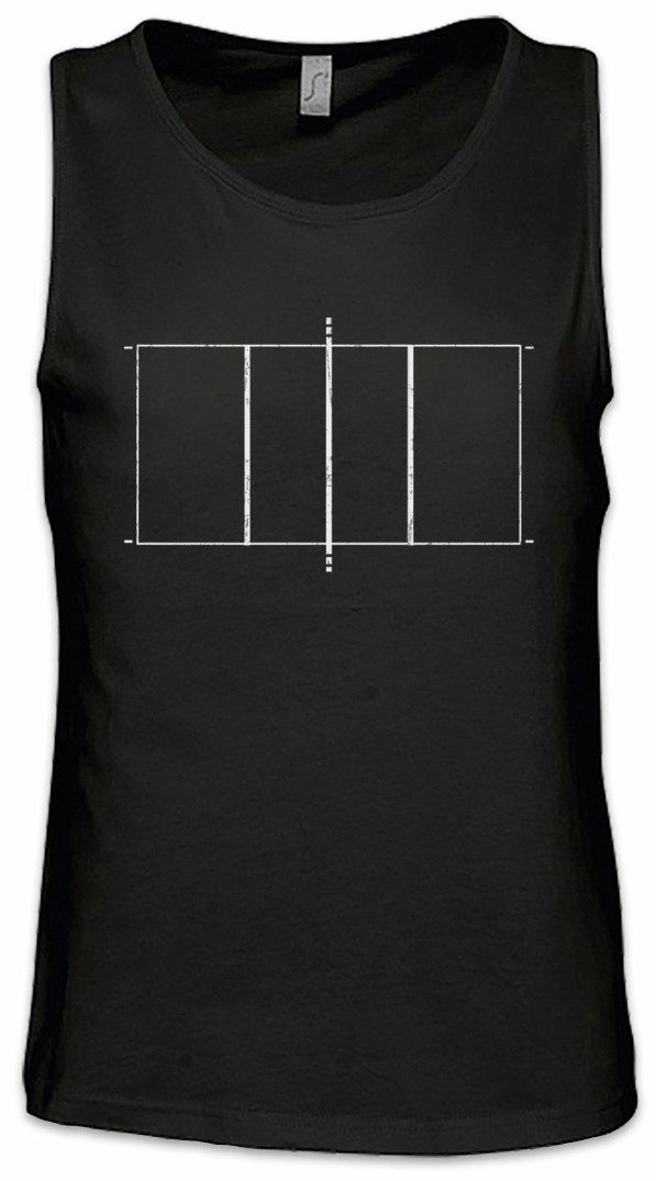 Tanktop Volleyball Court Ärmelloses T-Shirt Beach Player Sport Passion Love