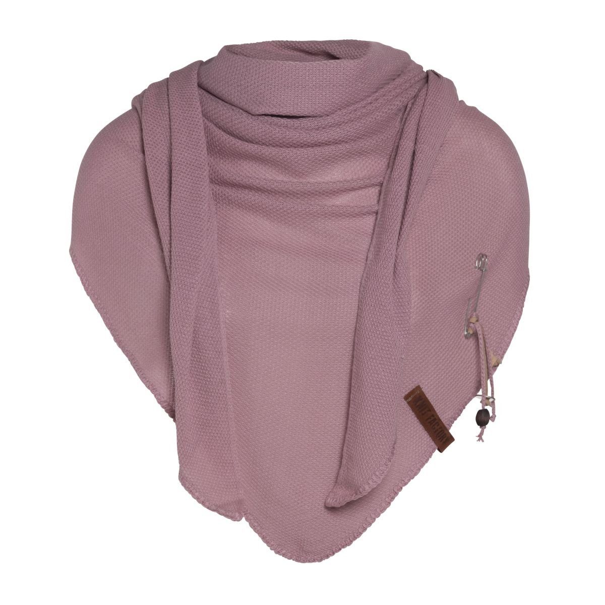 Knit Factory Schal Lola Dreiecksschals 190x85 cm Glatt Rosa, (1-St), Schal günstig online kaufen