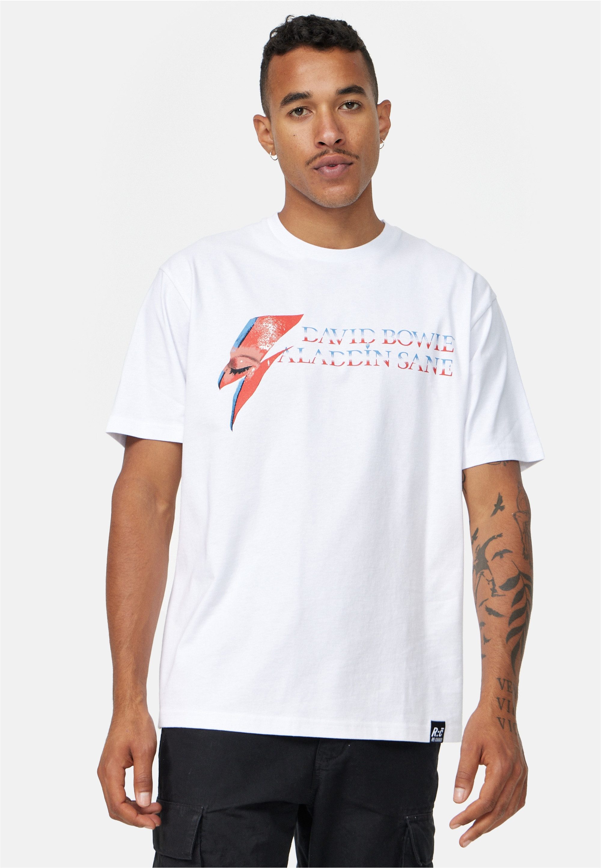 Recovered T-Shirt David Bowie Aladdin Sane Relaxed (1-tlg) mit coolem David Bowie Album-Print
