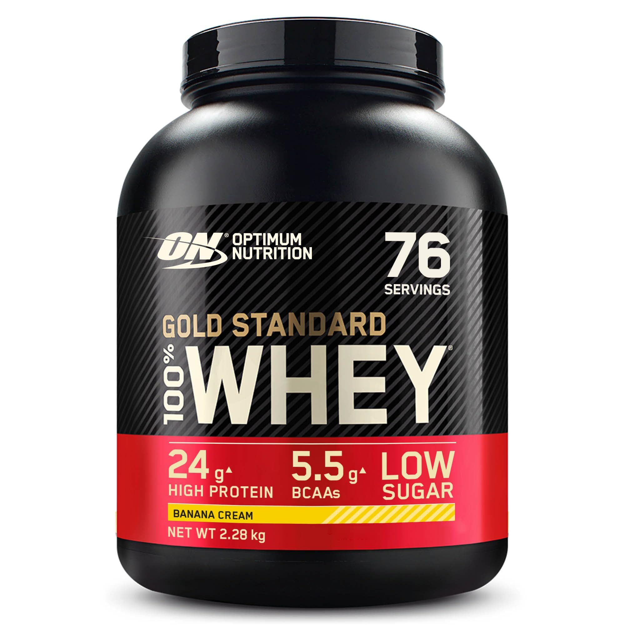 Optimum Nutrition Optimum Nutrition Gold Standard Whey Protein, Banana Cream, 2280g Pulver