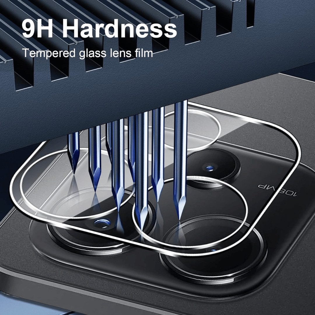 SmartUP Kameraschutzglas für Xiaomi Redmi Note 14 5G Panzerfolie Glas Kamera Schutz Full 9H für Für Xiaomi Redmi Note 14 5G, kompletter Kameraschutz – Bild 5 von 5