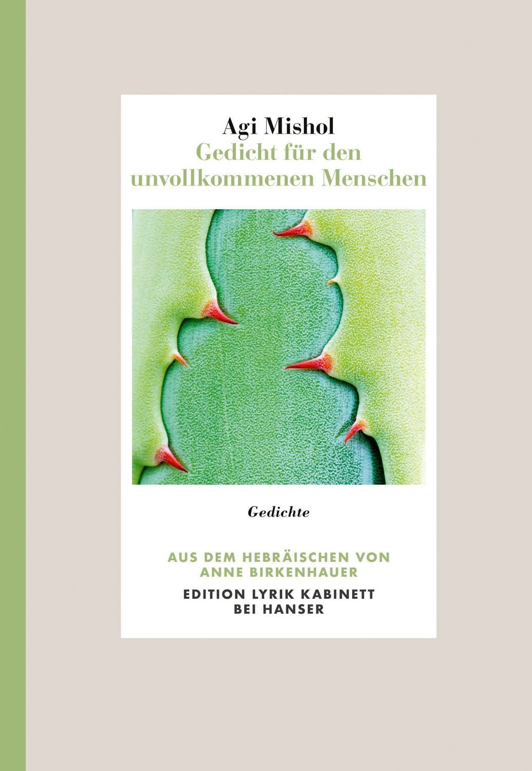 Gedicht für den unvollkommenen Menschen / Agi Mishol