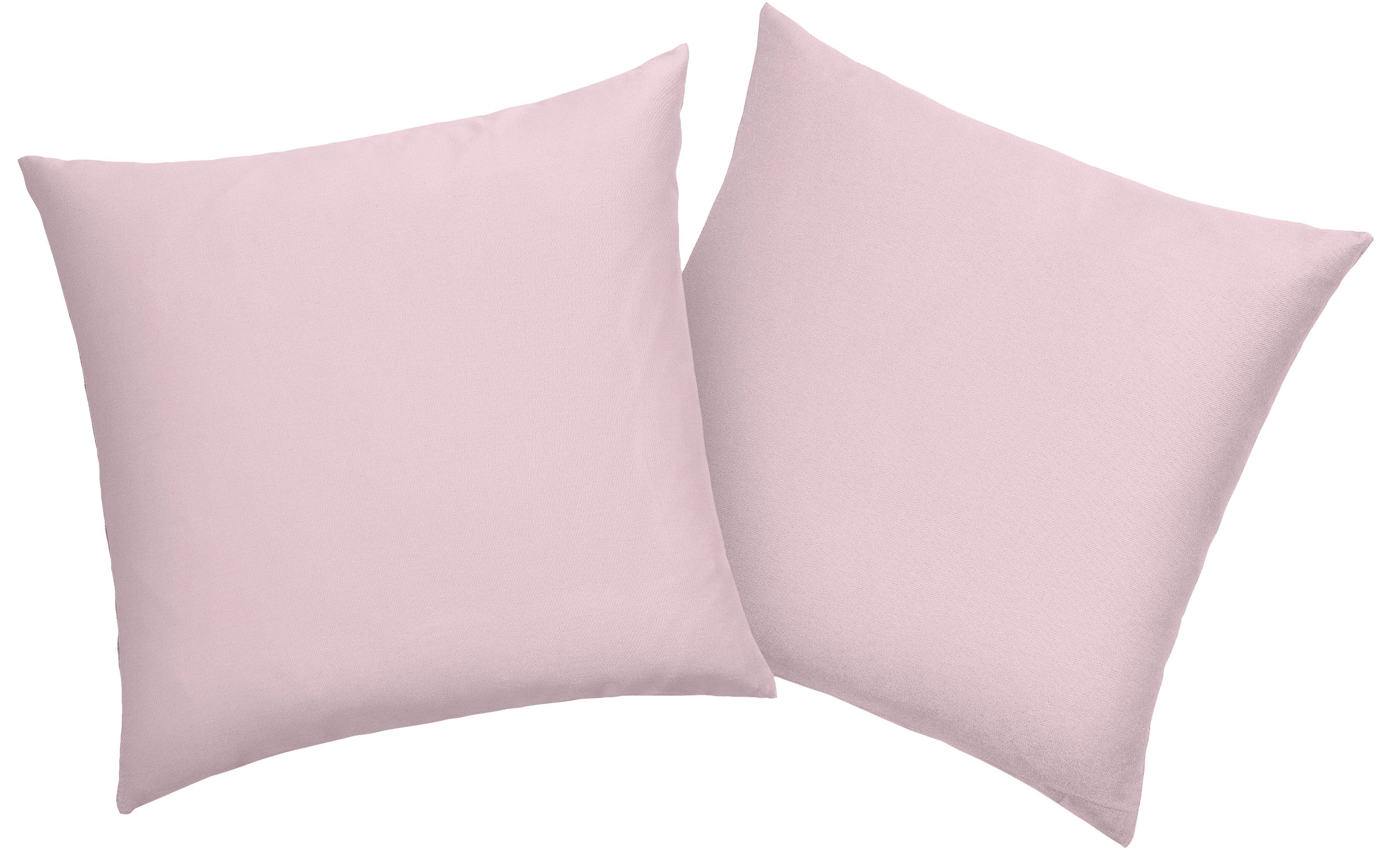 OTTO home Kissenbezug Desner 100% Microfaser, extra weich, allergikerfreundlich, (2 Stück), uni Kissenhülle, Premium Qualität, schnell trocknend, pflegeleicht