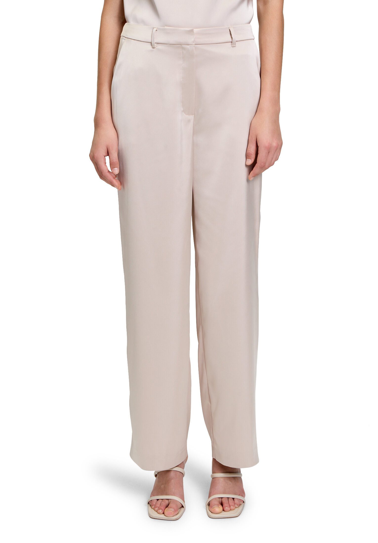 Betty&Co Anzughose Damen mit Glanzeffekt Material