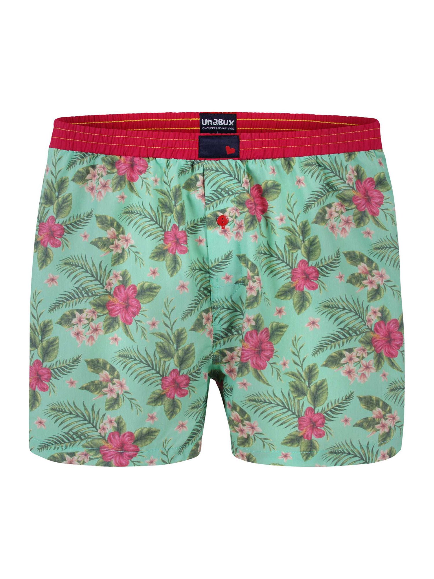 Unabux Boxershorts Dunkelblau mit Motiv günstig online kaufen