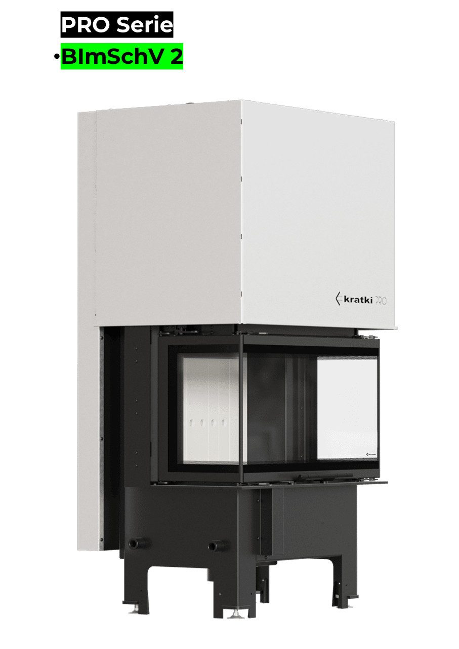 Kratki Камины Kamineinsatz REGNOR 680/280 6 kW Ø 160 3 Seiten glas, 6 kW