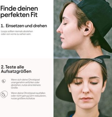 SOTOR Gehörschutzstöpsel zum Schlafen - Weicher, wiederverwendbarer Silikon Gehörschutz, mit 6 Aufsätze in S/M/L - Auch für Reisen & Konzentration