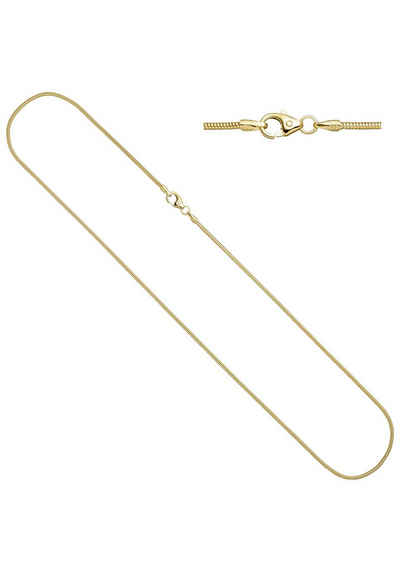 JOBO Goldkette, Schlangenkette 585 Gold 50 cm 1,4 mm