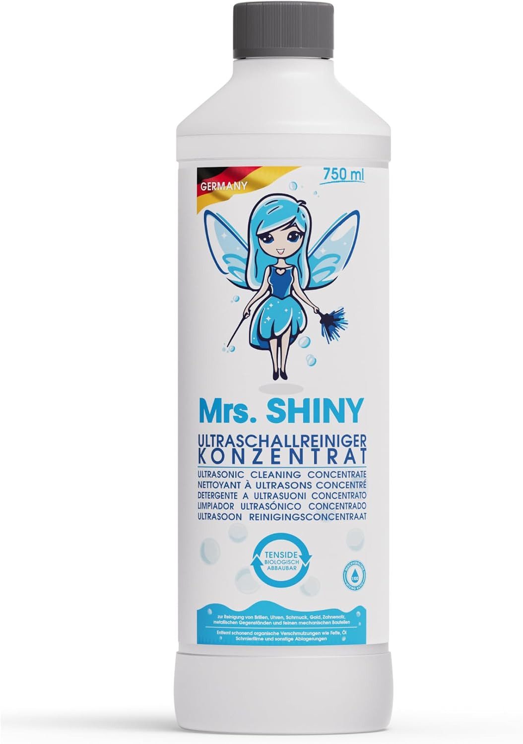 Mrs Shiny Ultraschallreiniger Mrs.SHINY-Ultraschallreiniger Konzentrat 750 ml