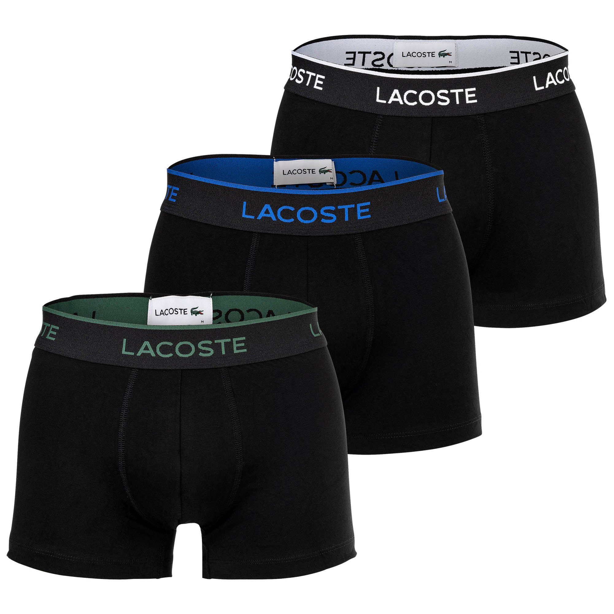 Lacoste Boxer Herren Boxershort 3er Pack Baumwolle (Packung, 3er Pack)