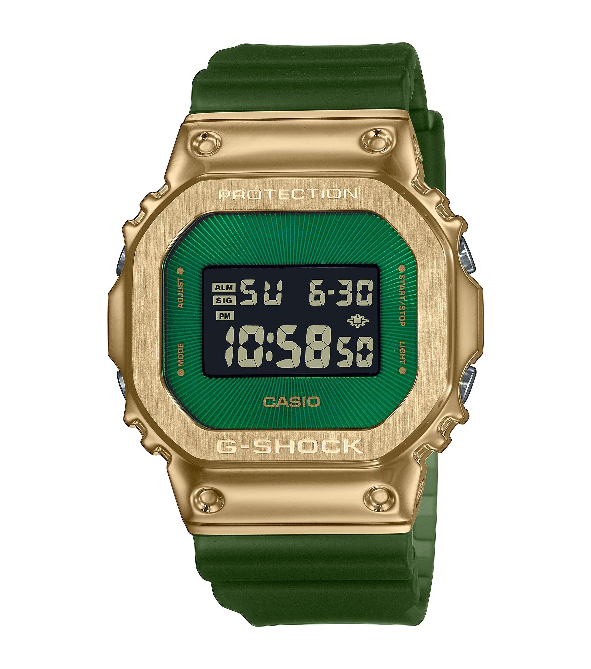 CASIO Digitaluhr Casio G-Shock Herren Digitaluhr, Uhr GM-5600CL-3ER (1-tlg)