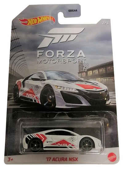 Hot Wheels Spielzeug-Rennwagen Mattel Hot Wheels GJV68 '17 Acura NSX Forza Motors