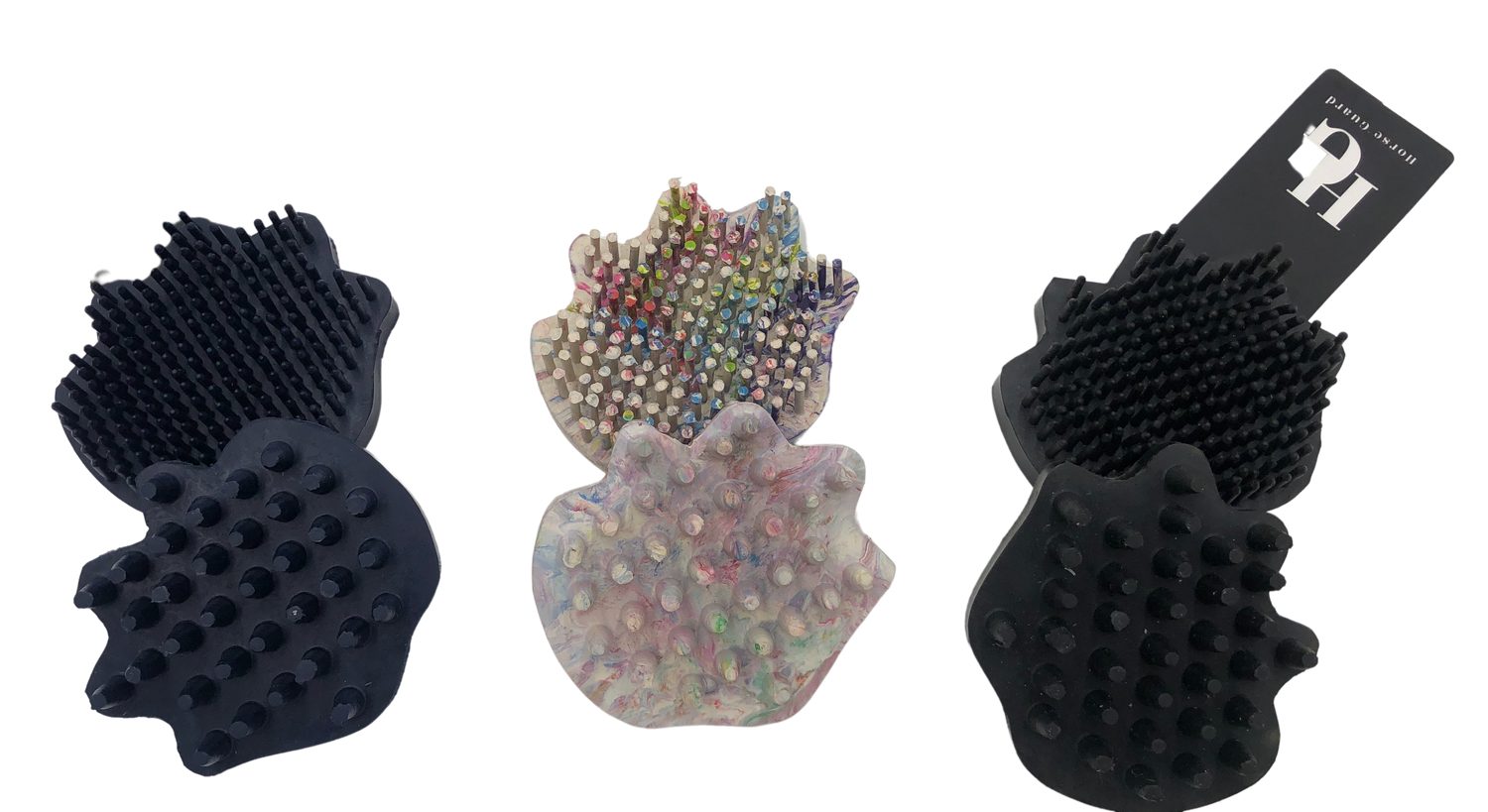 Horse Guard Putzhandschuh Horse Guard Putzhandschuh Massagebürste Gummistriegel Fellentferner