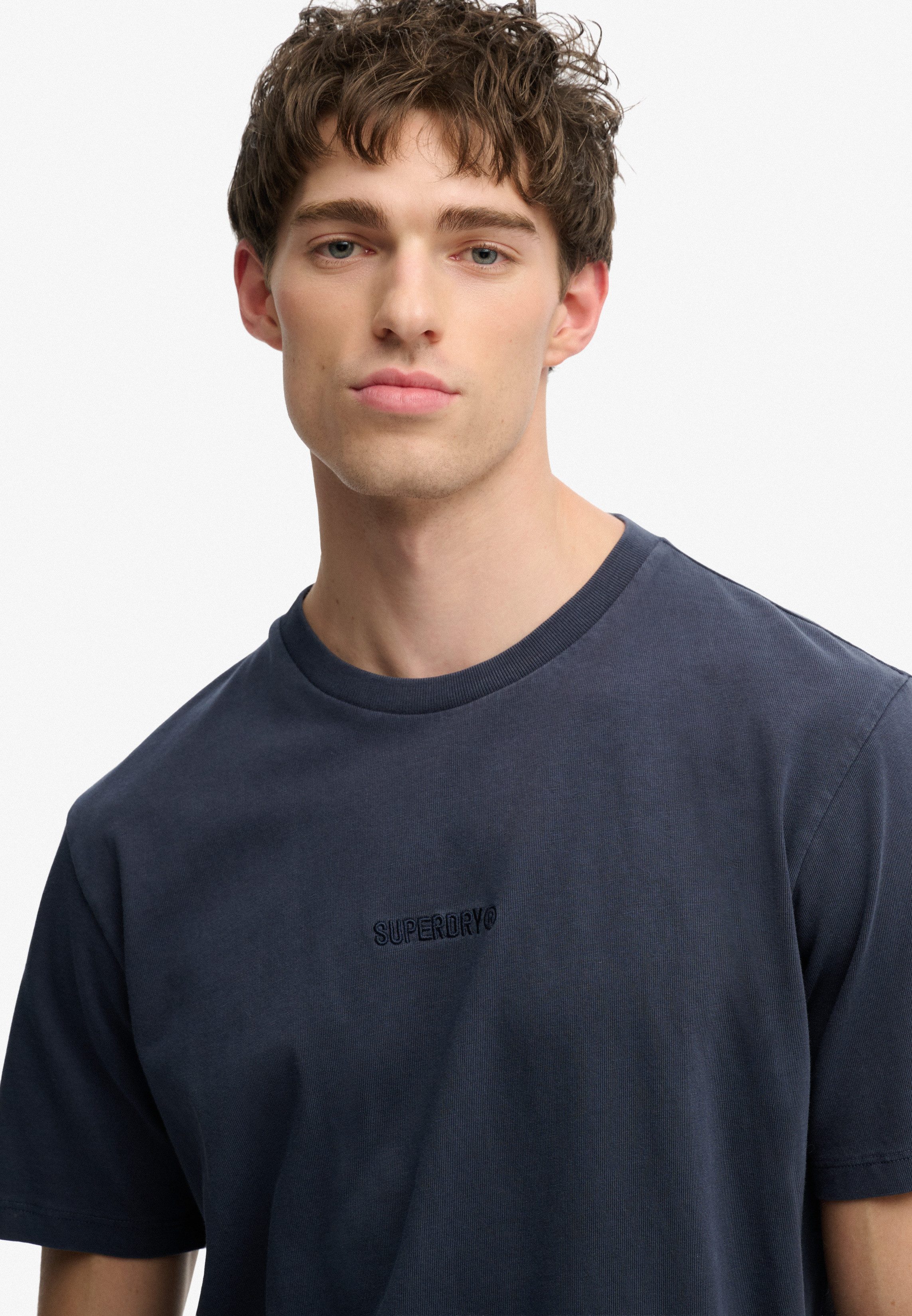 Superdry Rundhalsshirt MICRO LOGO T SHIRT günstig online kaufen