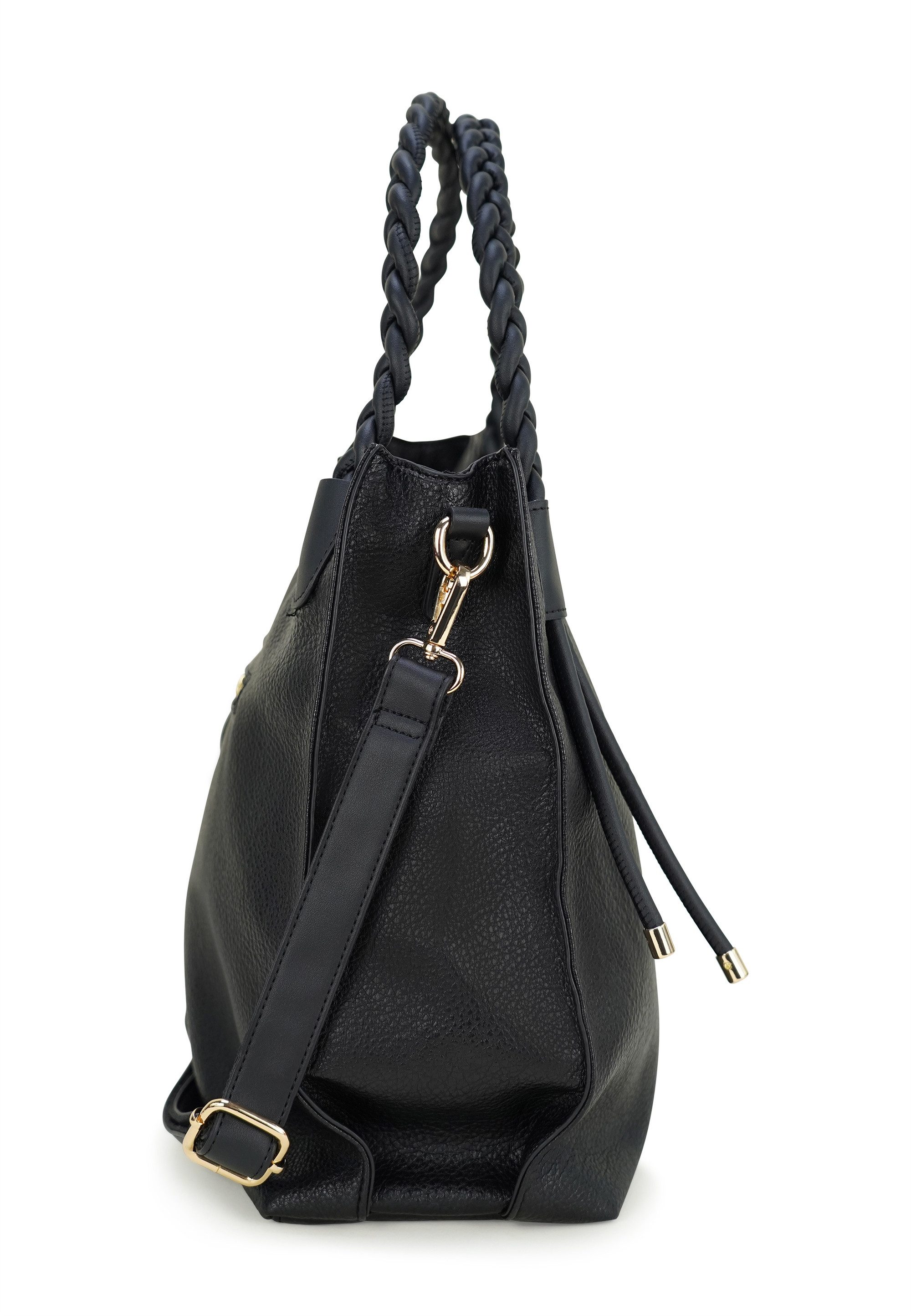 Harpa Schultertasche MARQUIS, mit geflochtenen Doppelgriffen