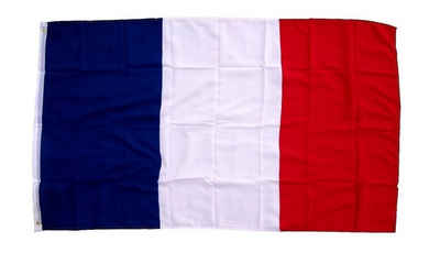trends4cents Flagge XXL Flagge Fahne mit 3 Messingösen in 250 x 150 cm (Frankreich), für Fahnenmaste