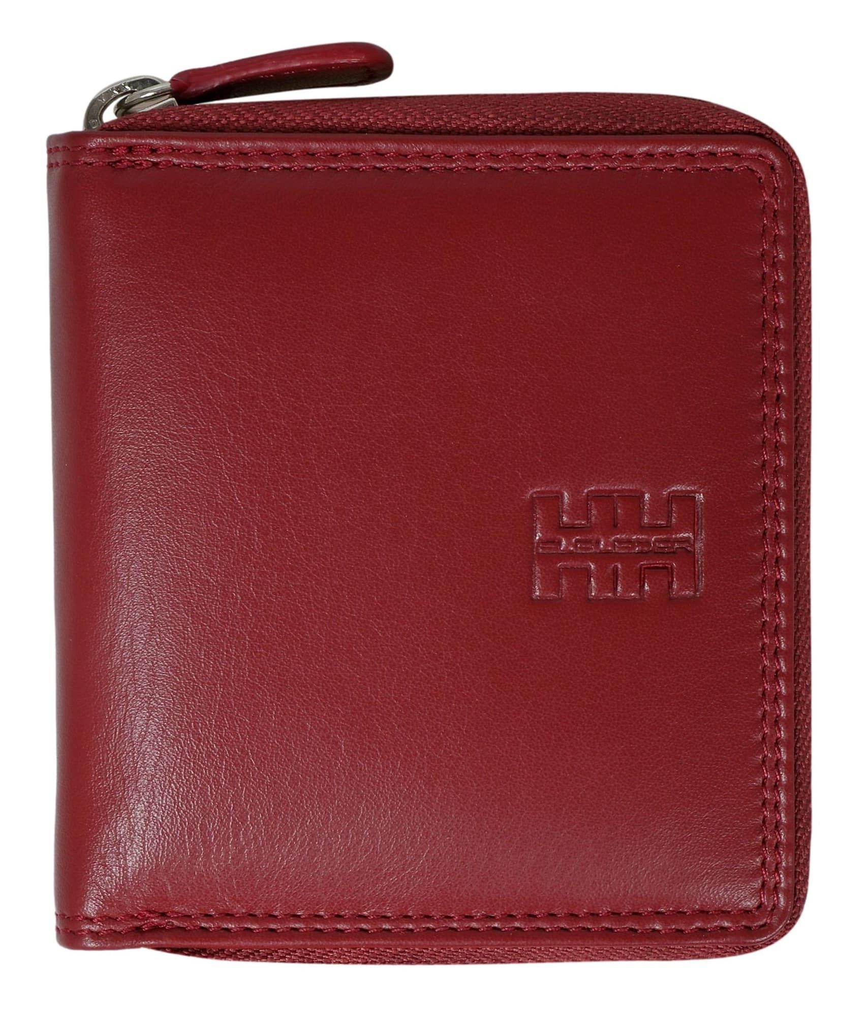 Elbleder Geldbörse 109 Carré umlaufender Reißverschluss kleineres Hochforma günstig online kaufen