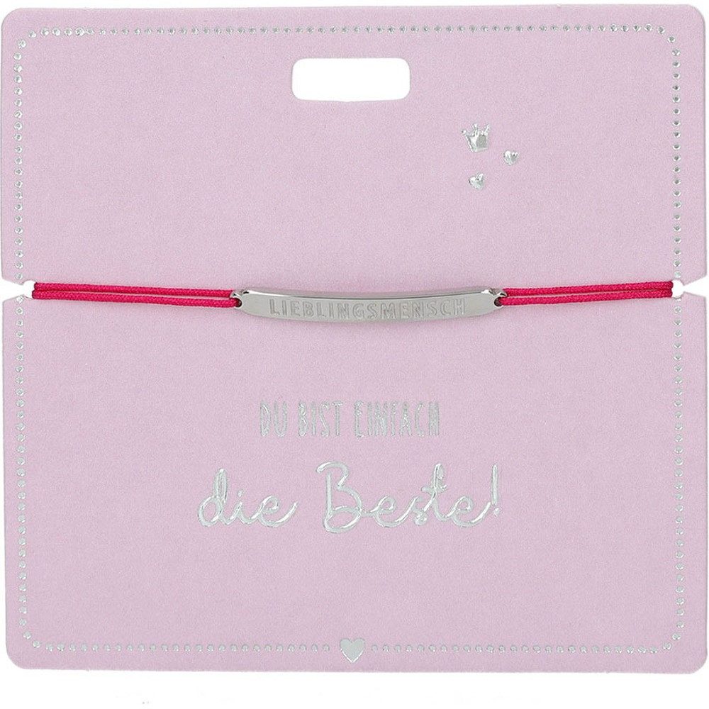 Depesche Armband DEPESCHE Armband mit Botschaft Nr.4