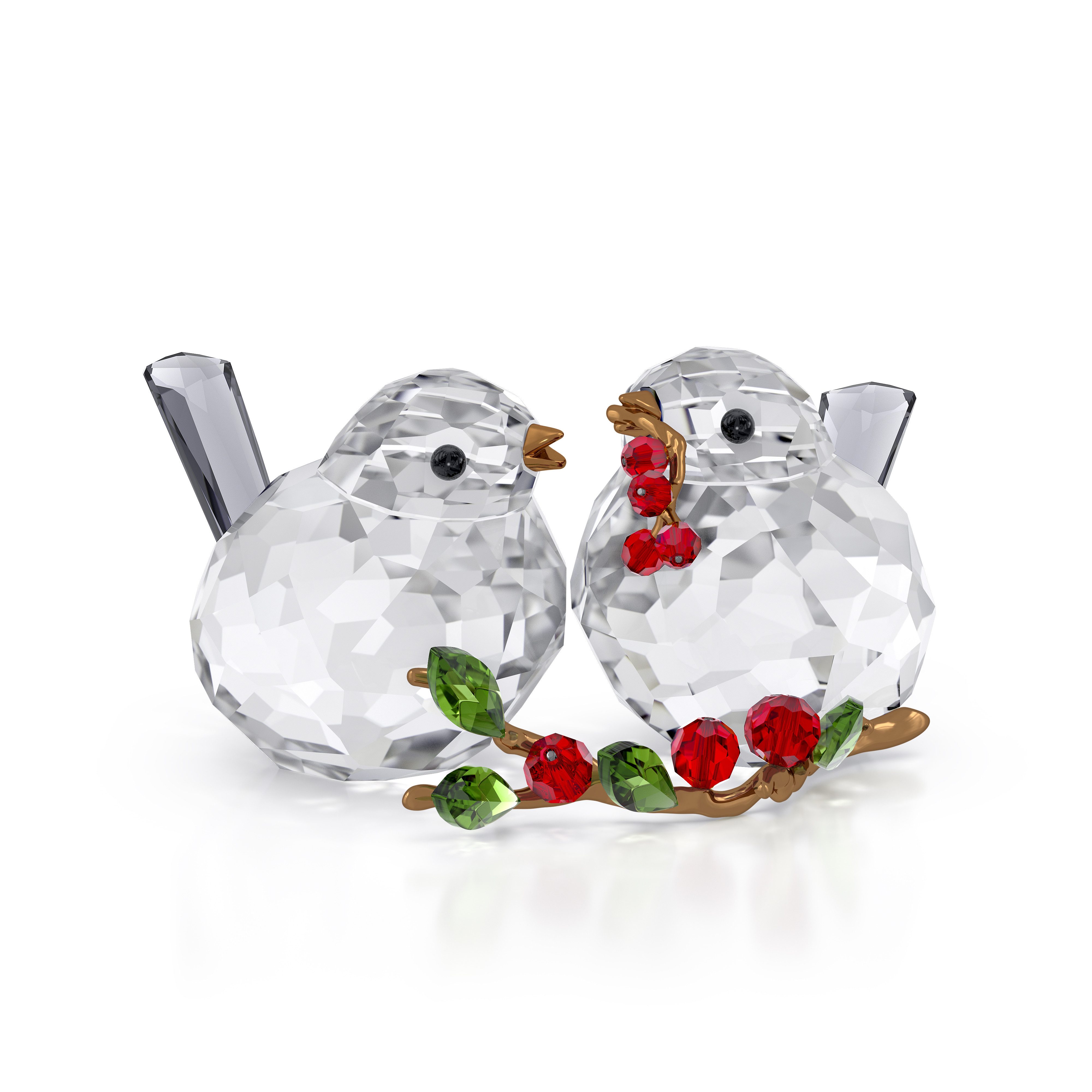 Swarovski Tierfigur Dekofigur Kristallfigur Sammelfigur Idyllia Vogelpaar u günstig online kaufen