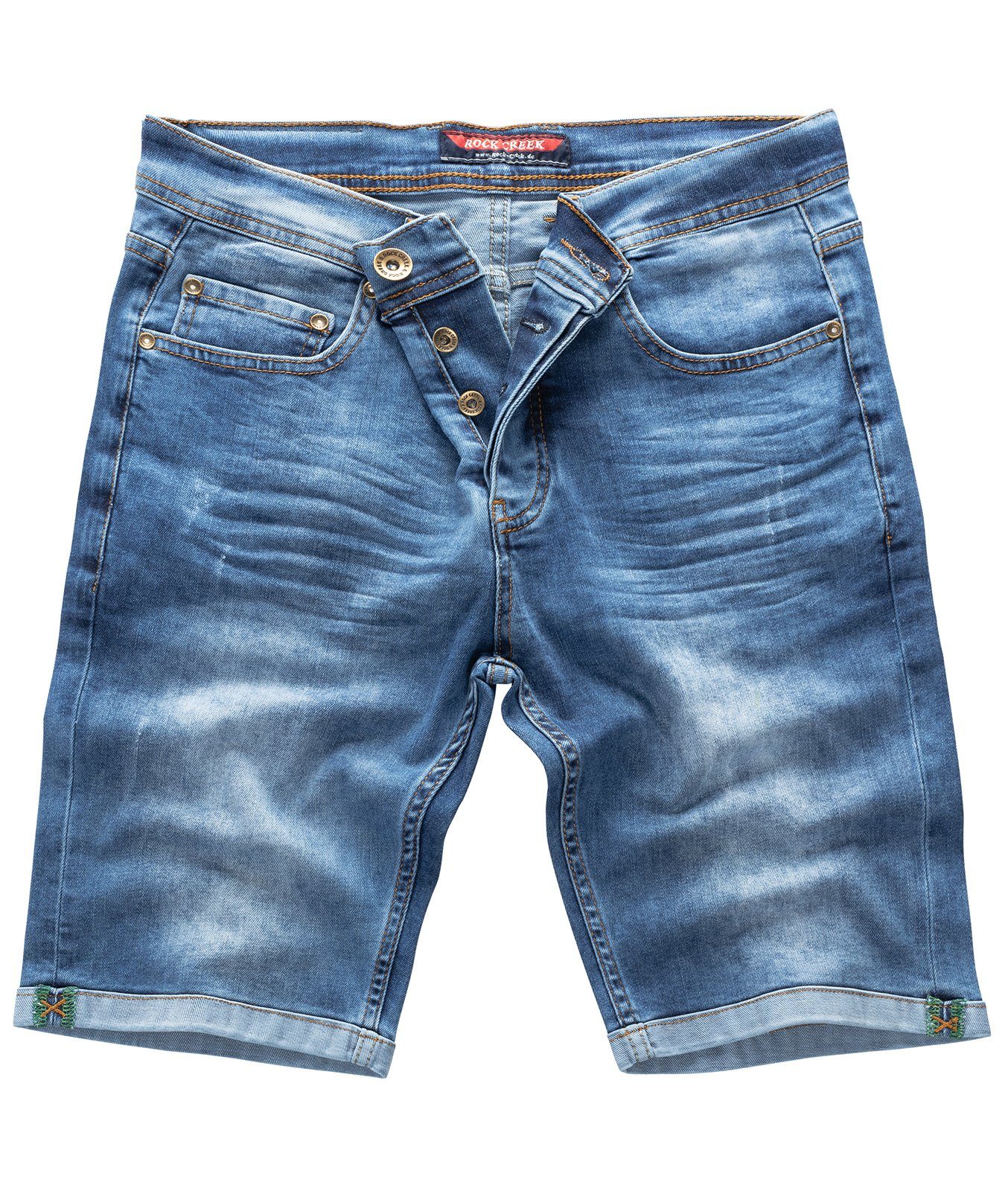 Rock Creek Jeansshorts Herren Shorts Denim günstig online kaufen