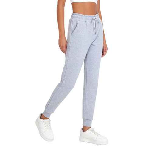 COMEOR Jogginghose Damen -Baumwolle Sporthose, Trainingshosen, Freizeithosen, Sweatpants (1-tlg) mit Regular Passform