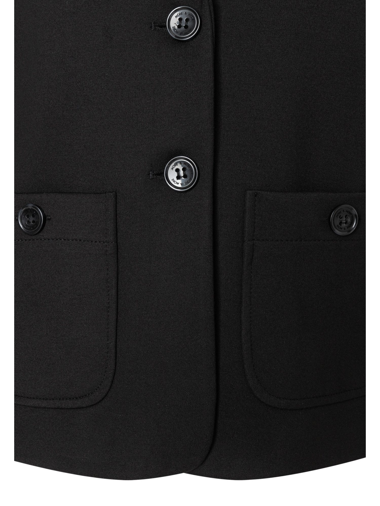 MORE&MORE Jerseyblazer kurzer, kastiger Jerseyblazer
