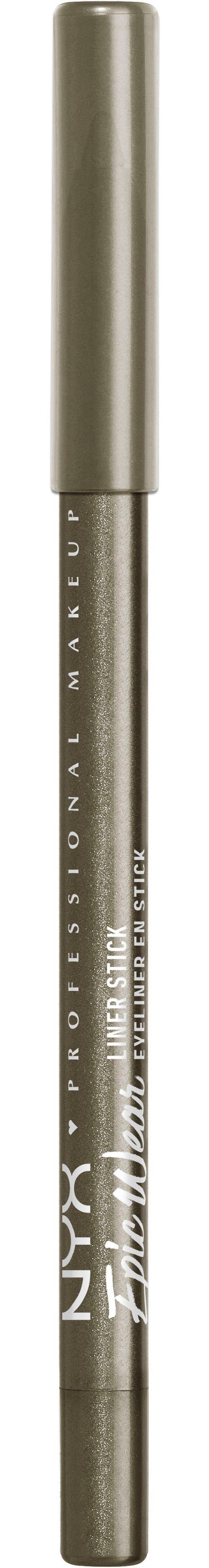 NYX PROFESSIONAL MAKEUP Eyeliner EPIC WEAR LINER STICKS, kräftige Pigmentierung, Waterproof, metallisch glänzend