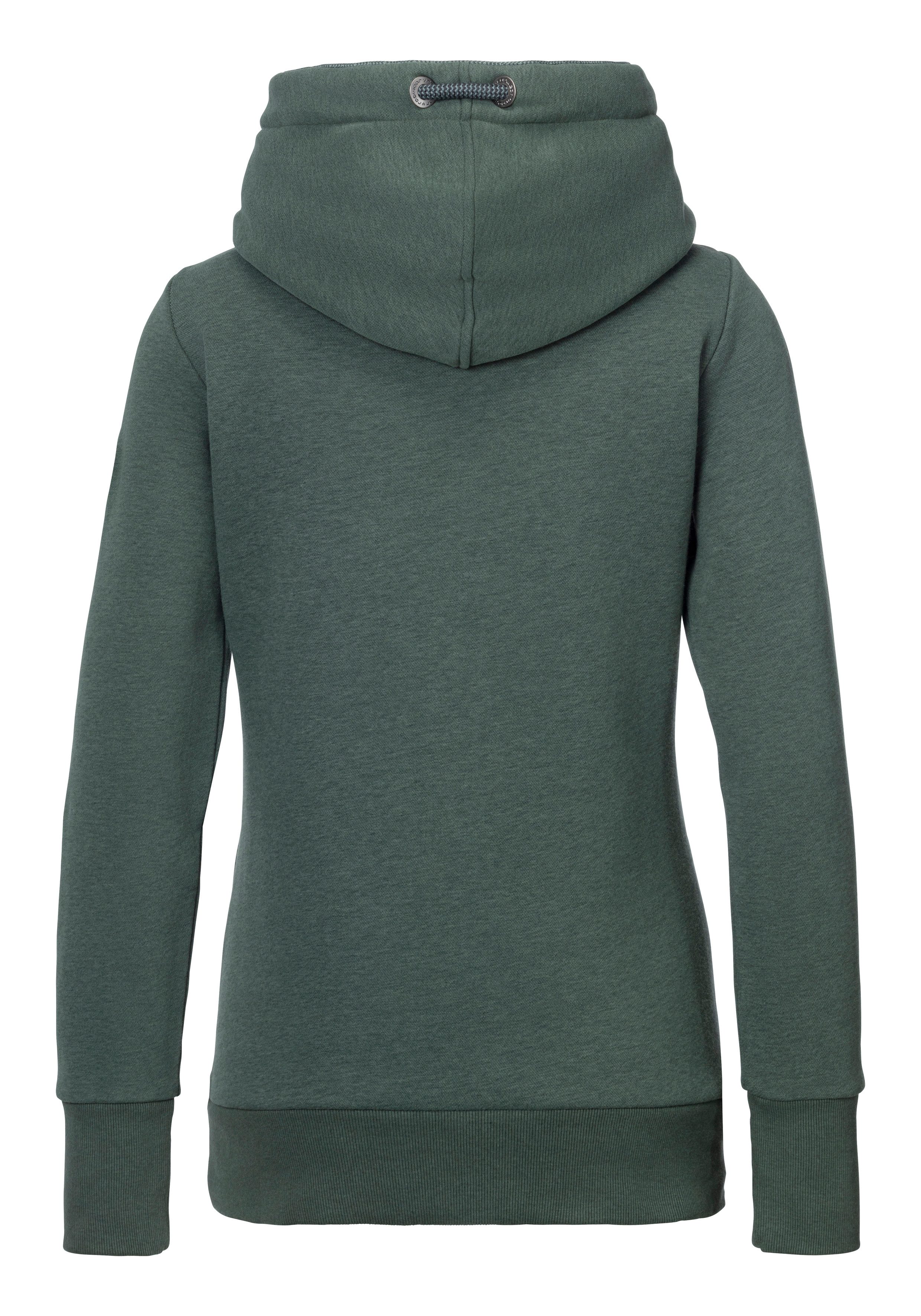 Ragwear Kapuzensweatshirt GRIPY BUTTON O Baumwollmischung, Kapuze – Bild 5 von 5