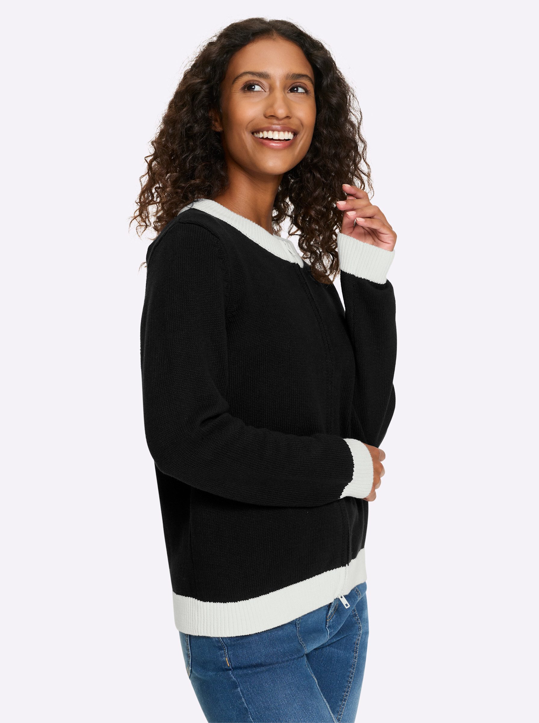 heine Strickjacke Strickjacke .