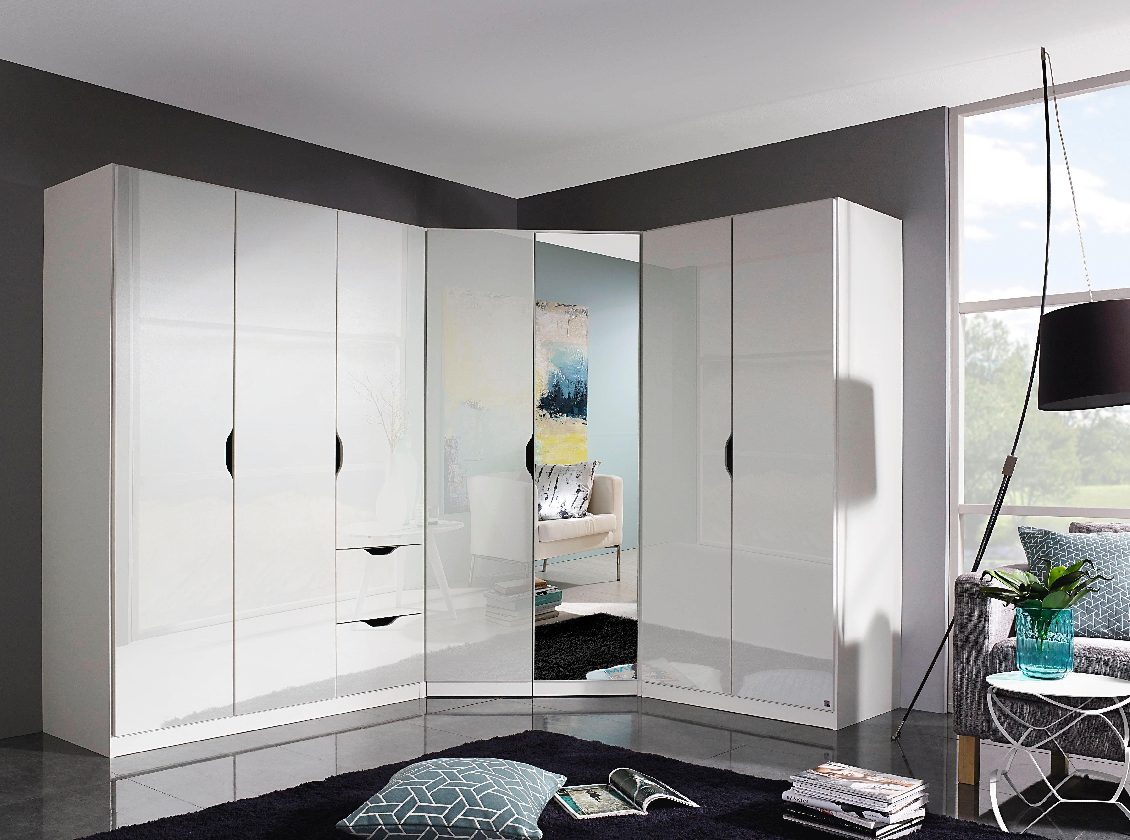 rauch Schrank-Set Freiham, (Set), 3-teilig, schlichte Front mit ausgefrästen Eingriffen MADE IN GERMANY