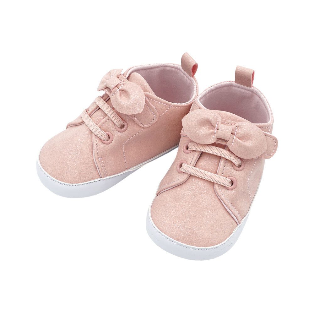 MAXIMO Schuhe Schleife,Klettverschluß Anti-Rutsch-Sohle TPR Lauflernschuh (2-tlg)