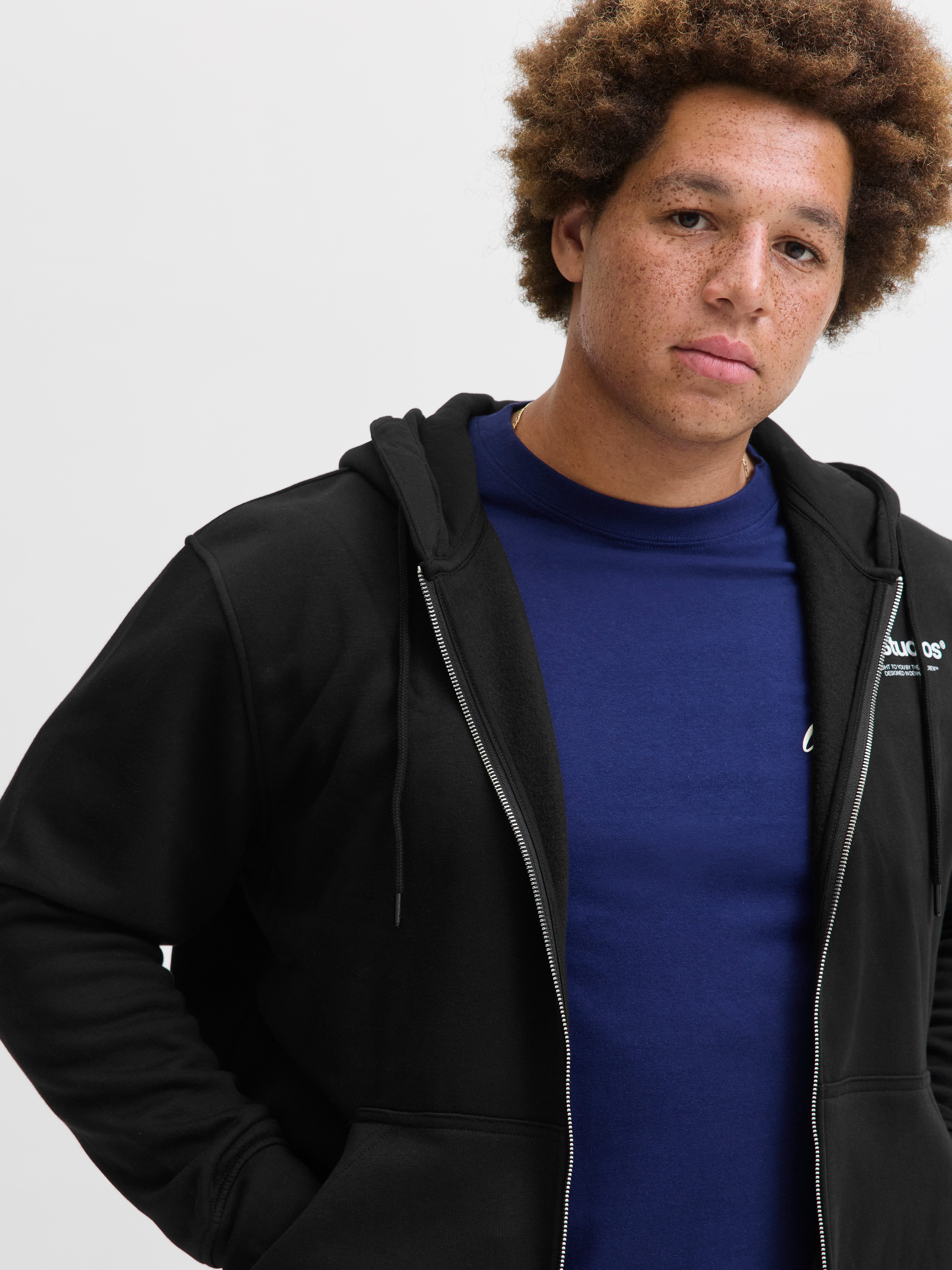 Jack & Jones PlusSize Kapuzensweatshirt JJESOHO SWEAT ZIP HOOD NOOS PLS günstig online kaufen