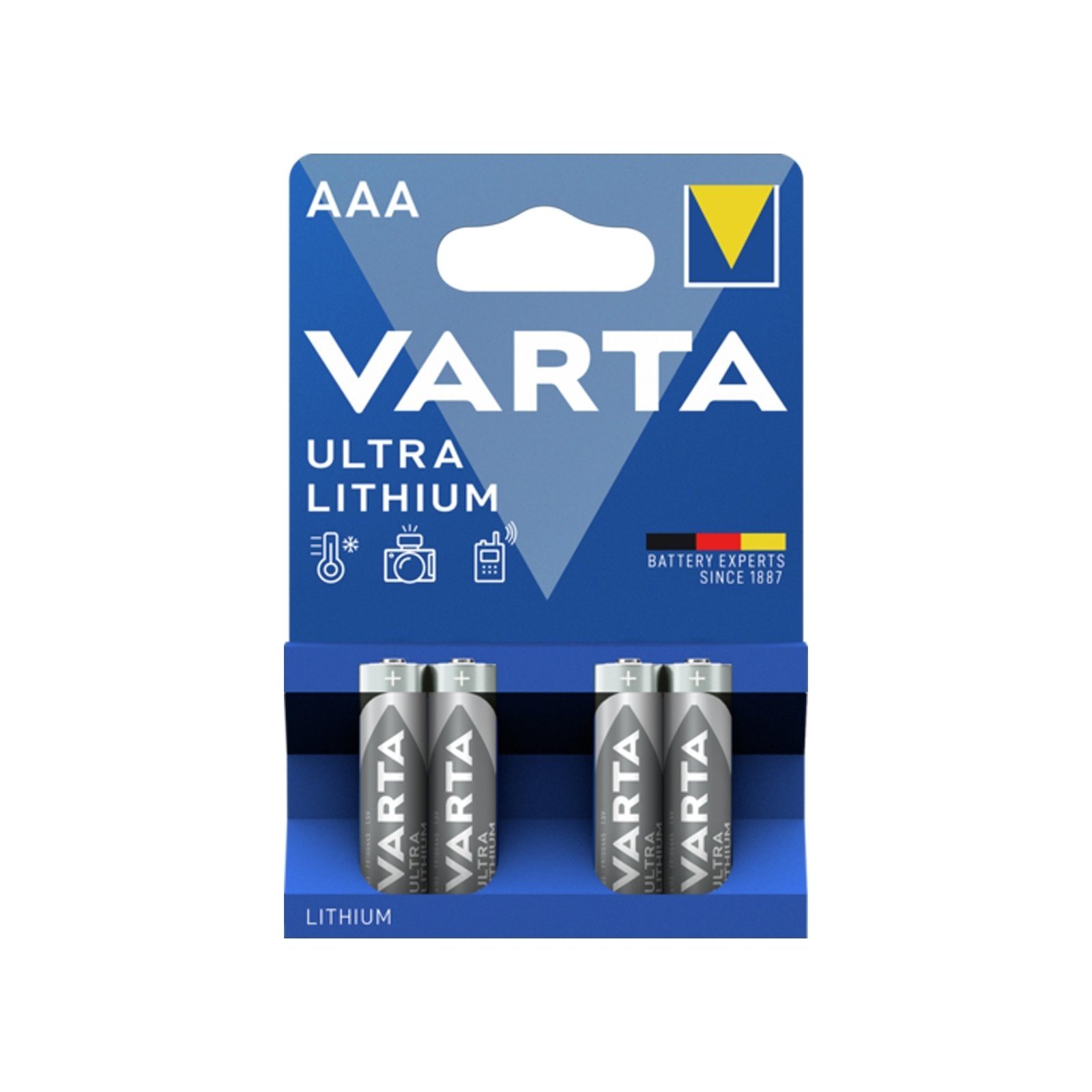 Ultra Lithium Batterie Batterie 4xAAA VARTA