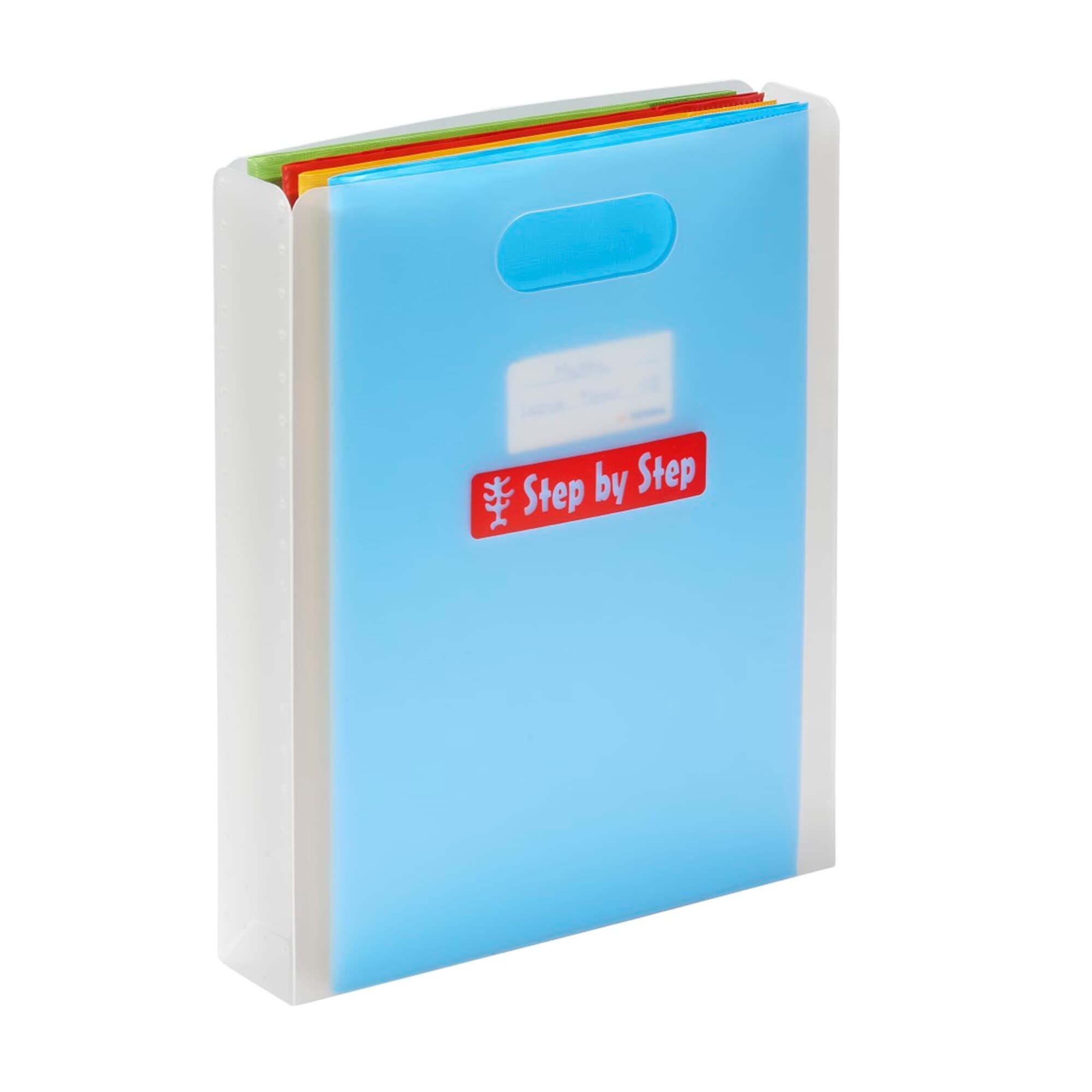 Hefter Heftbox mit Tragegriff, transparent, bis DIN A4, K