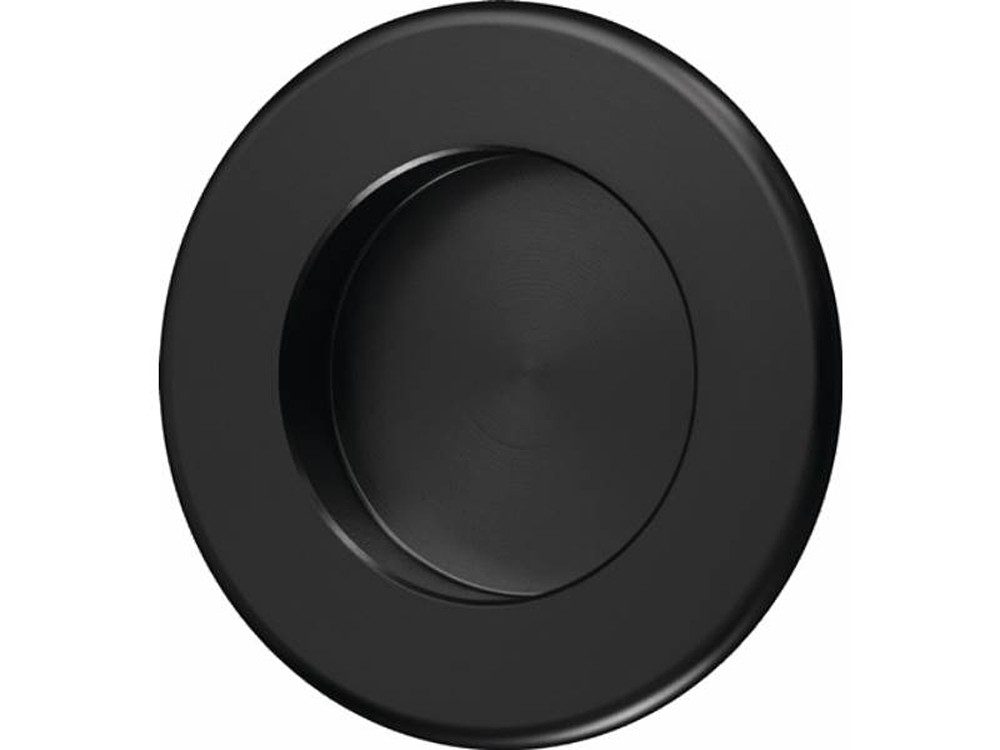 Griff HERMETA 4554-70E Muschelgriff Aluminium schwarz pulverbeschichtet run