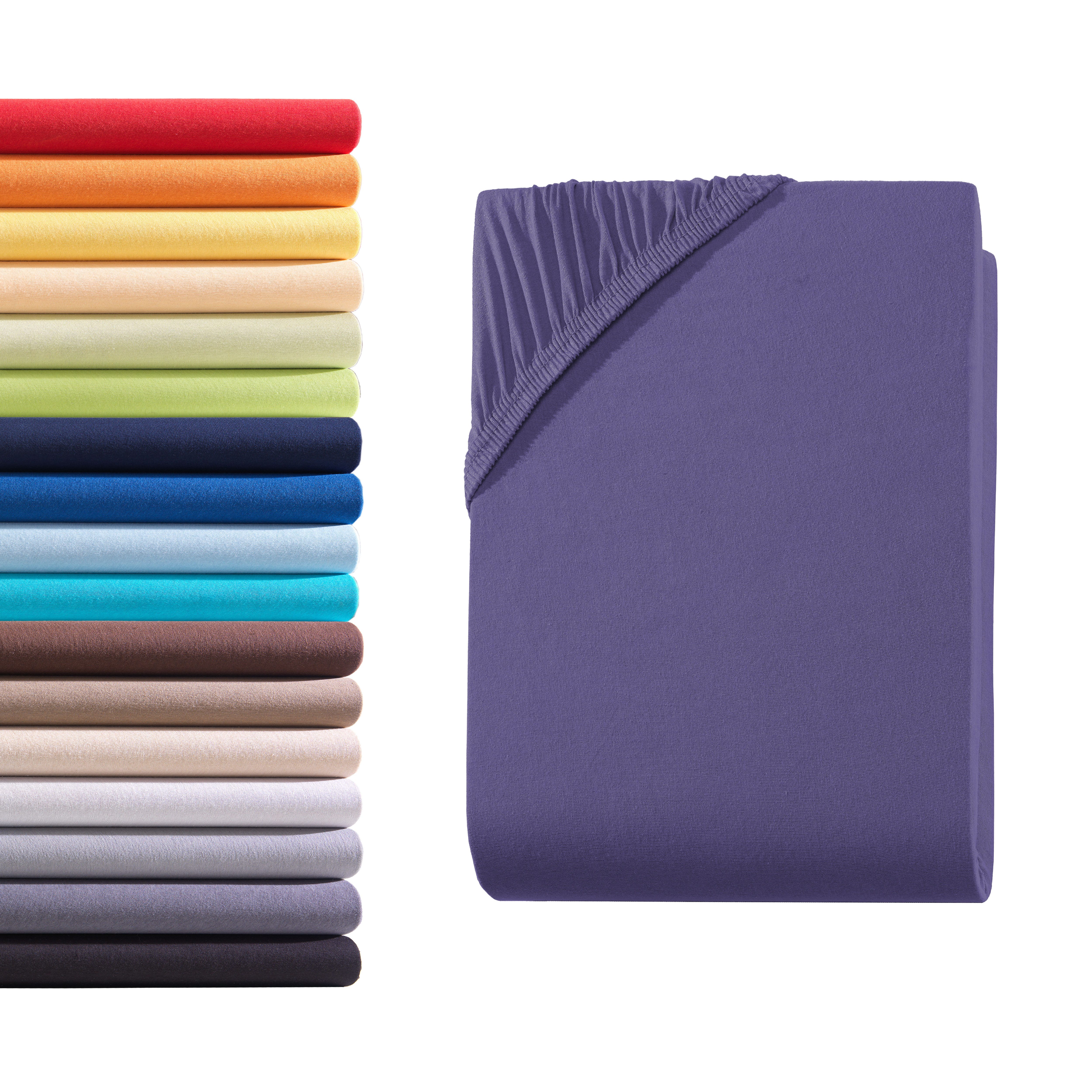Hometex Premium Textiles Spannbettlaken Jersey Spannbettlaken günstig online kaufen