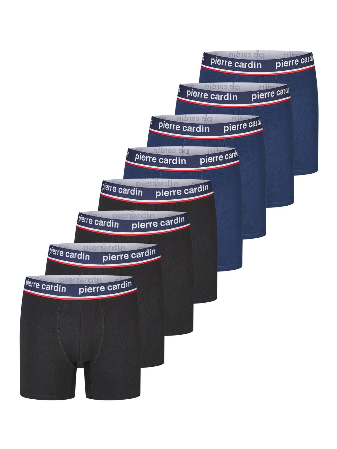 Pierre Cardin Boxershorts Herren Retroshorts 8er Pack Basic Trunks Regular Fit (Vorteilspack, 8-St) Unterhosen mit Stretch