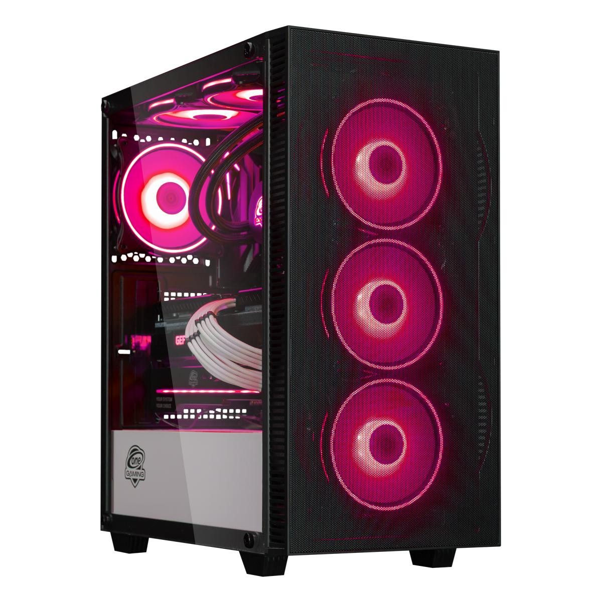 ONE GAMING Gaming PC IR952 Gaming-PC (Intel Core i5 14600KF, Radeon RX 6600, 16 GB RAM, 1000 GB SSD, Luftkühlung)