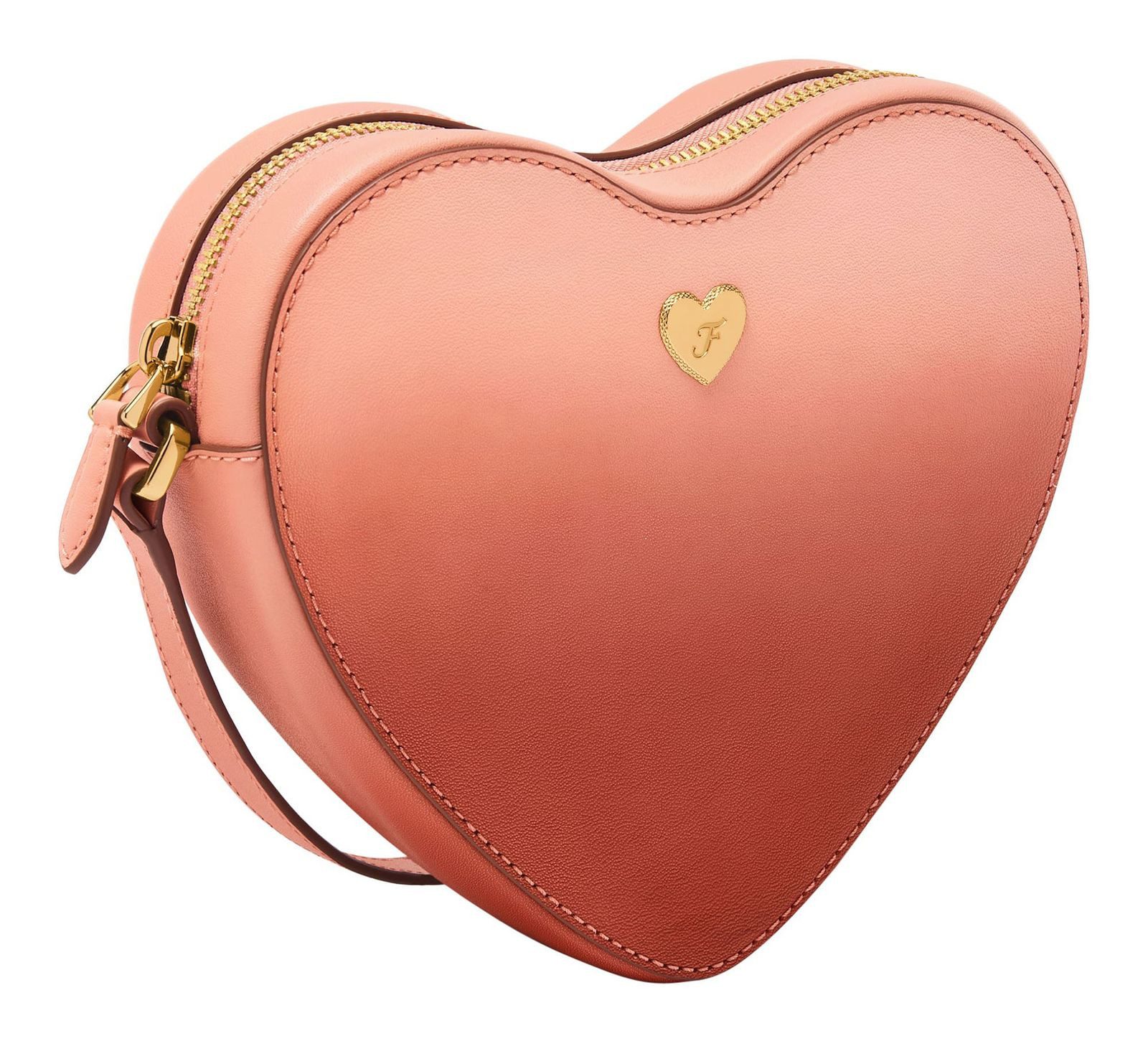 Fossil Umhängetasche Heart Crossbody Bag, aus echtem Leder