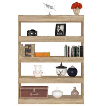 furnicato Bücherregal Bücherregal/Raumteiler Sonoma-Eiche 100x30x135 cm