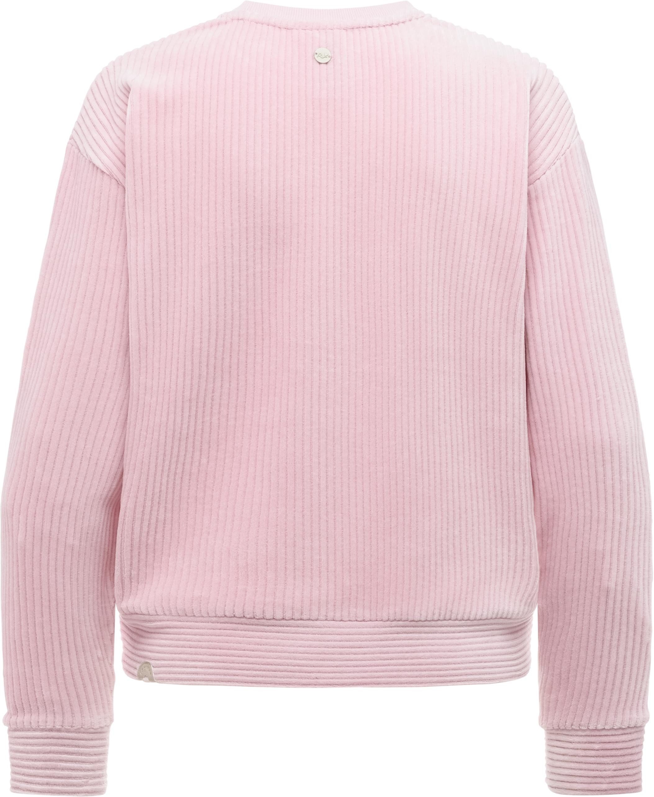 Ragwear Sweatshirt Dellani Cordy Langarm Oberteil in Kord-Optik
